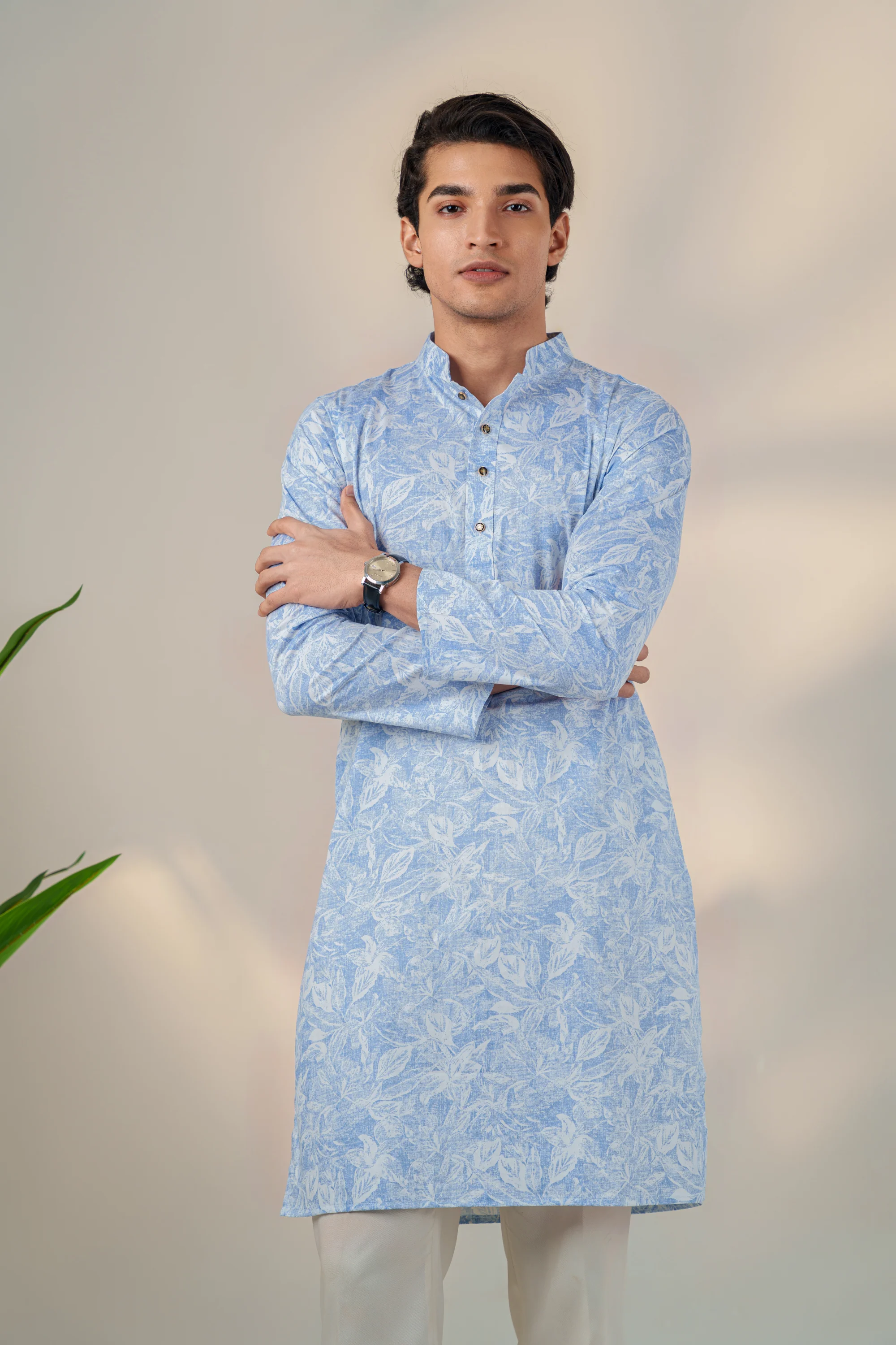 Azure Foliage Panjabi - Image 3