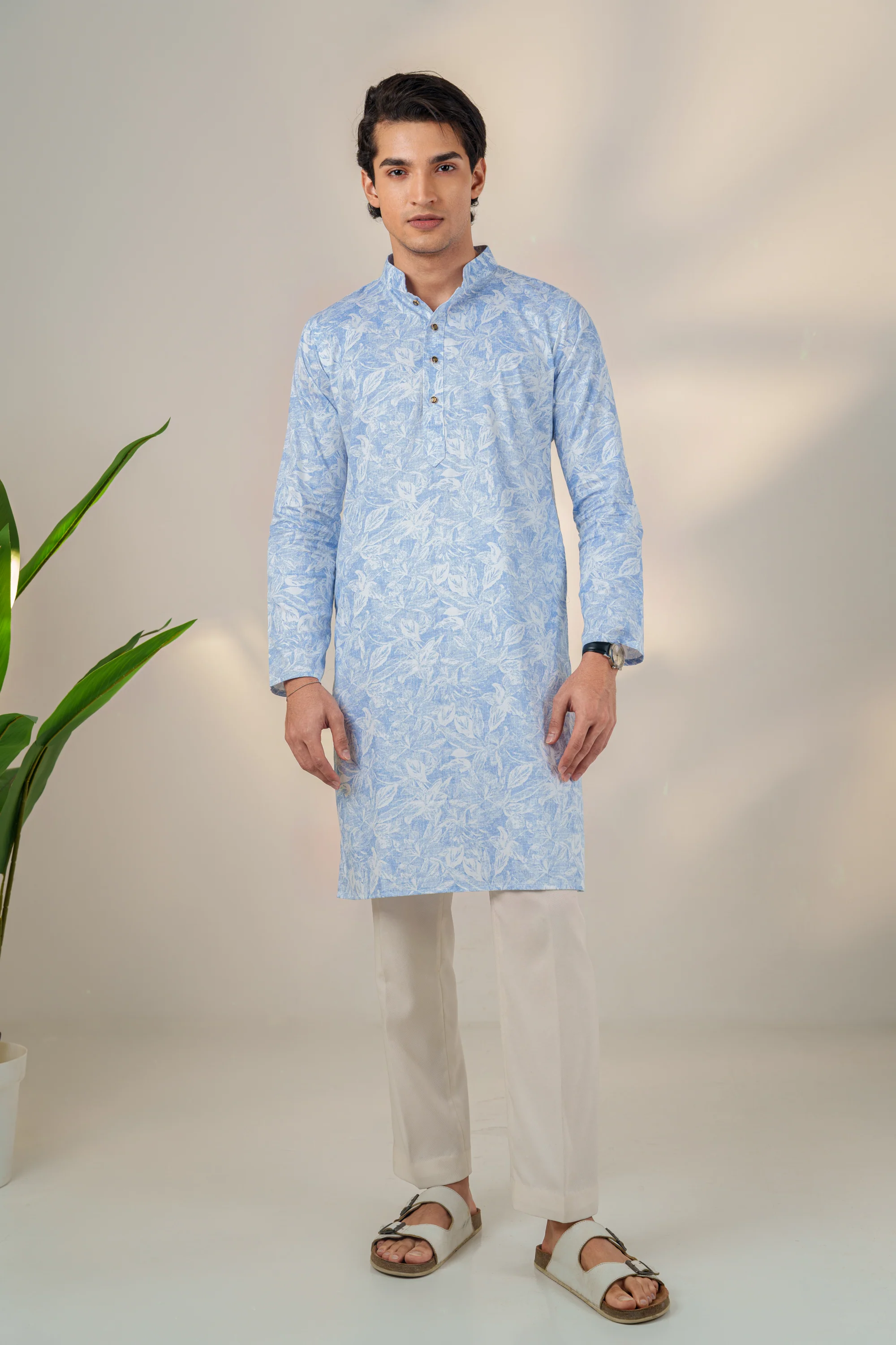 Azure Foliage Panjabi - Image 5