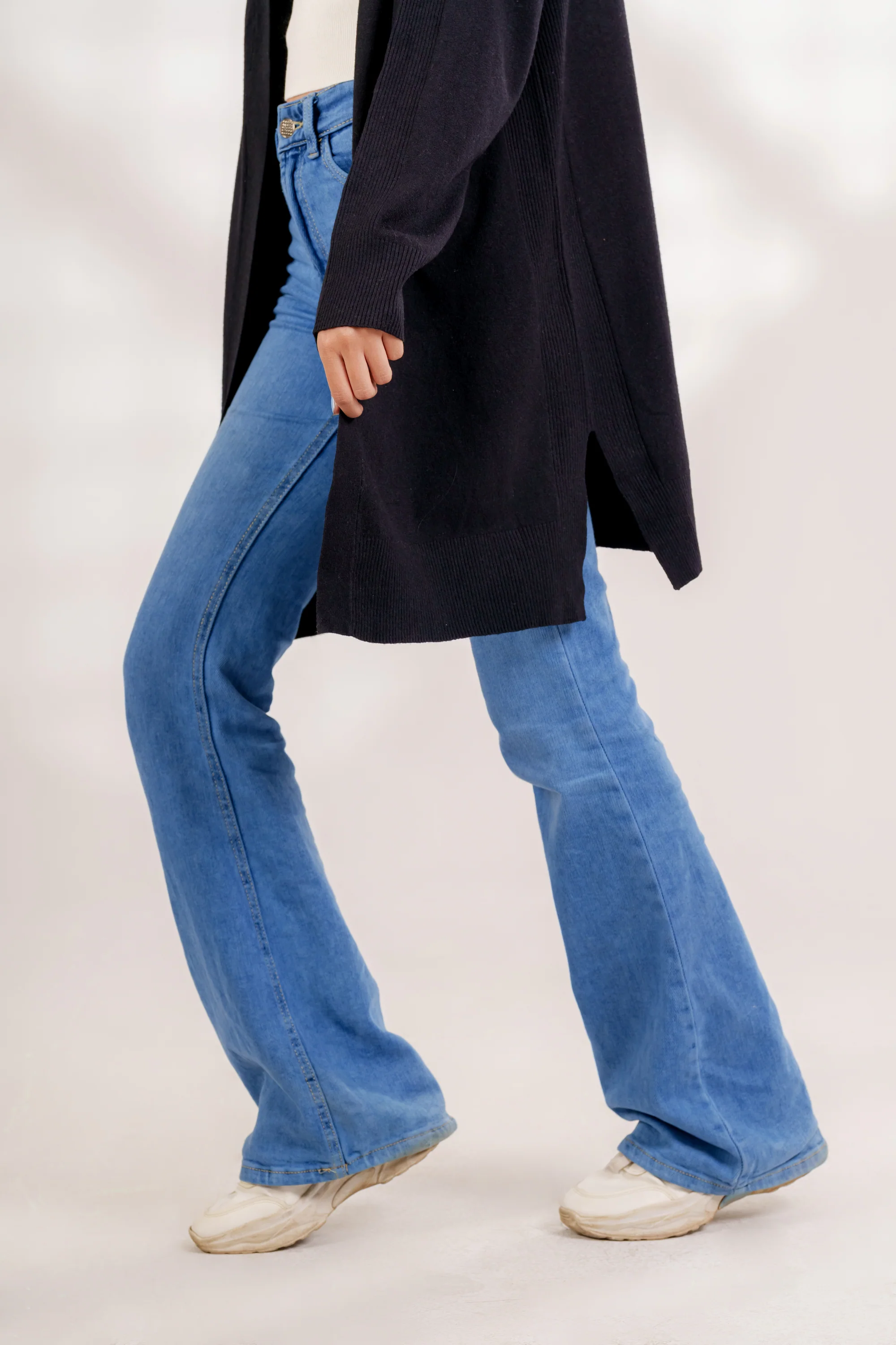 Black longline cardigan - Image 5