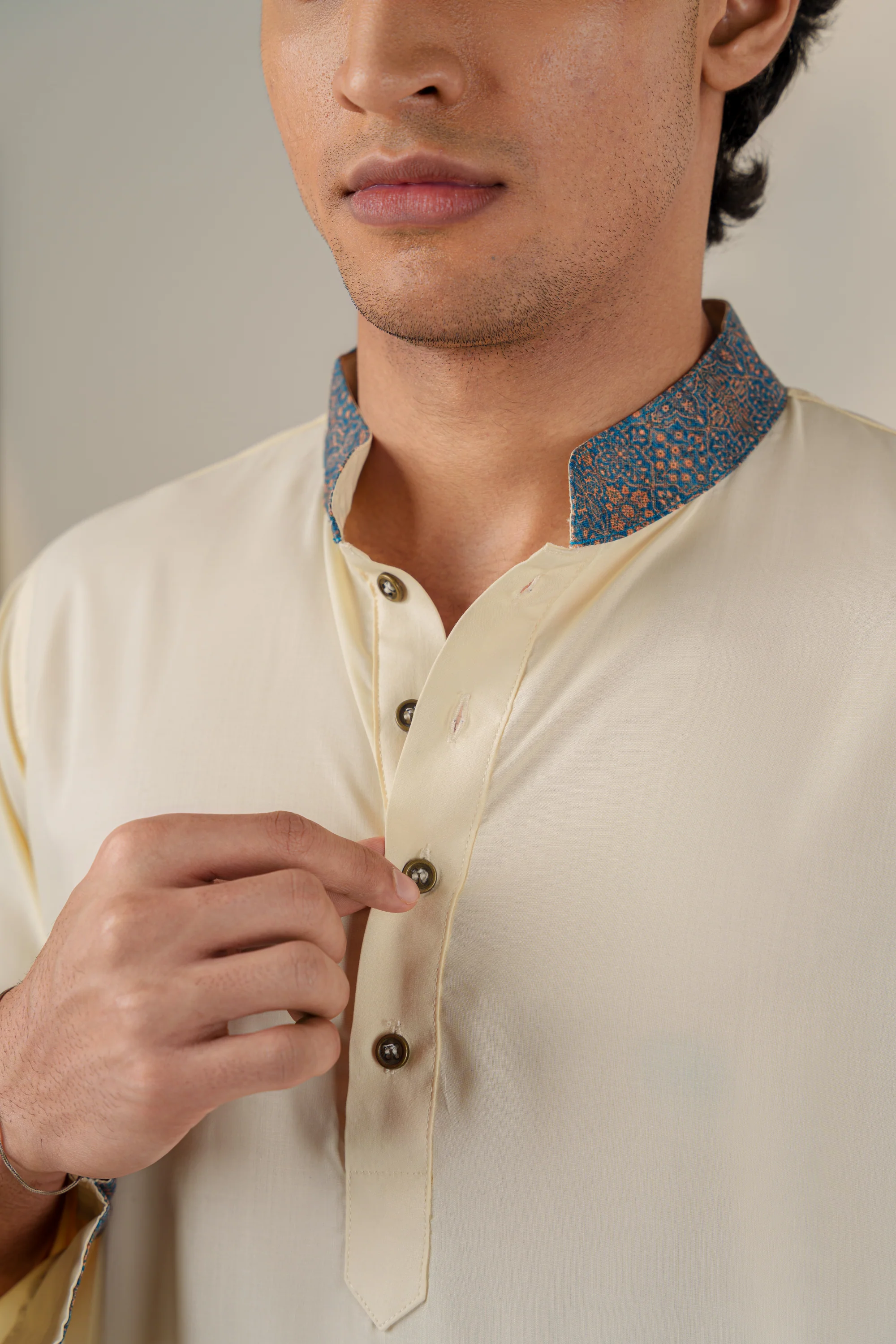 Faaris Mughal Lined Punjabi - Image 3