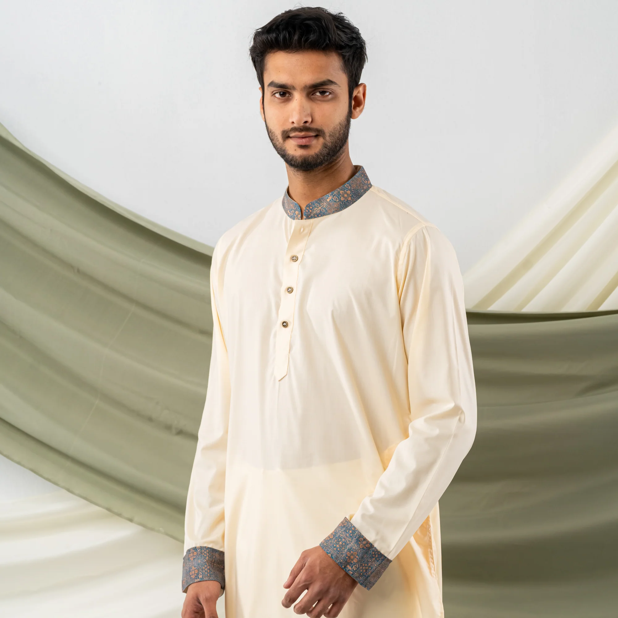 Faaris Mughal Lined Punjabi - Image 4