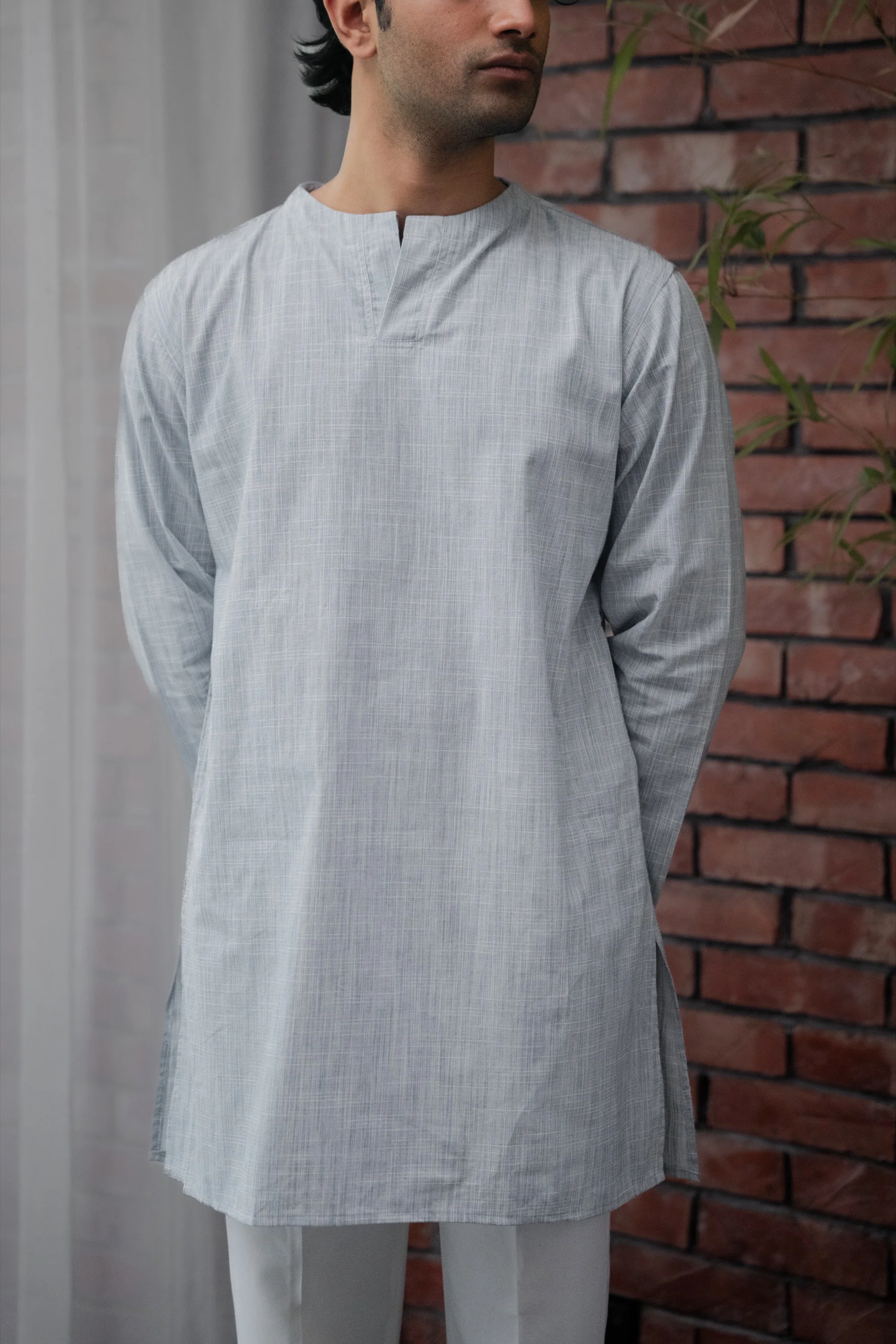 Kiyaan Khaadi Panjabi – Light Blue - Image 3