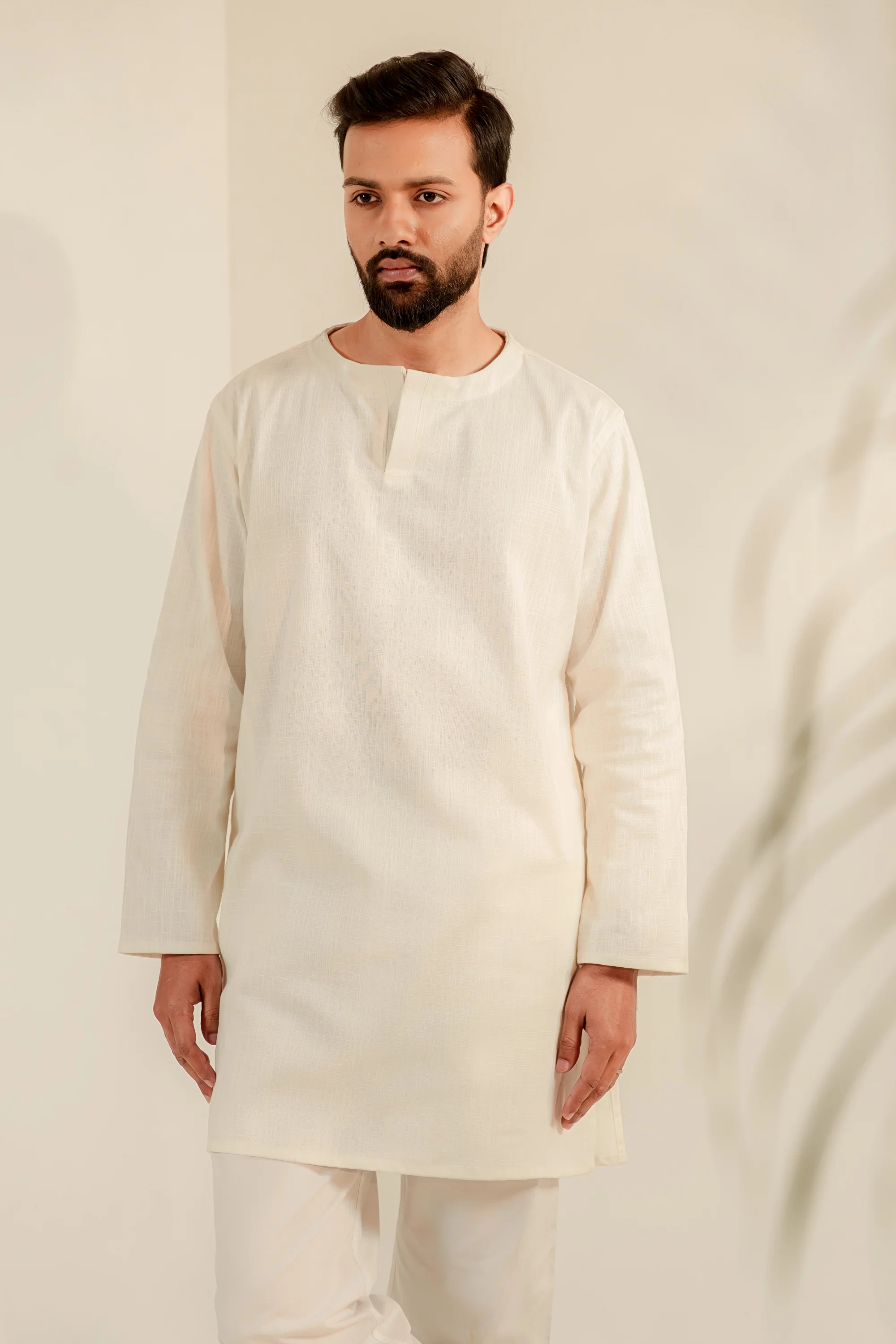 Kiyaan Khaadi Panjabi – White - Image 4