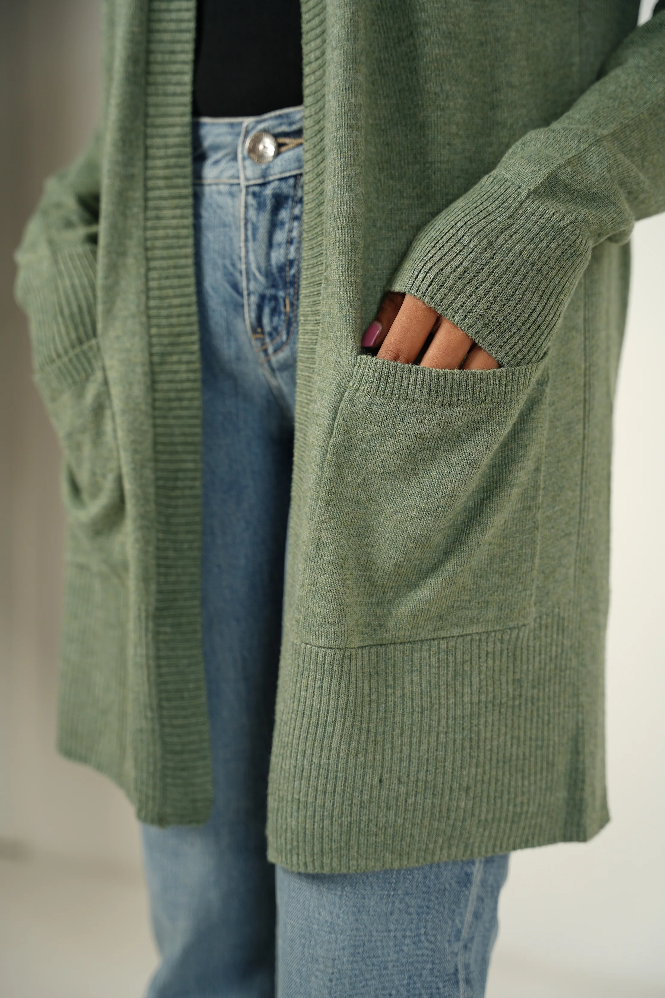 Seaweed Long Cardigan - Image 6