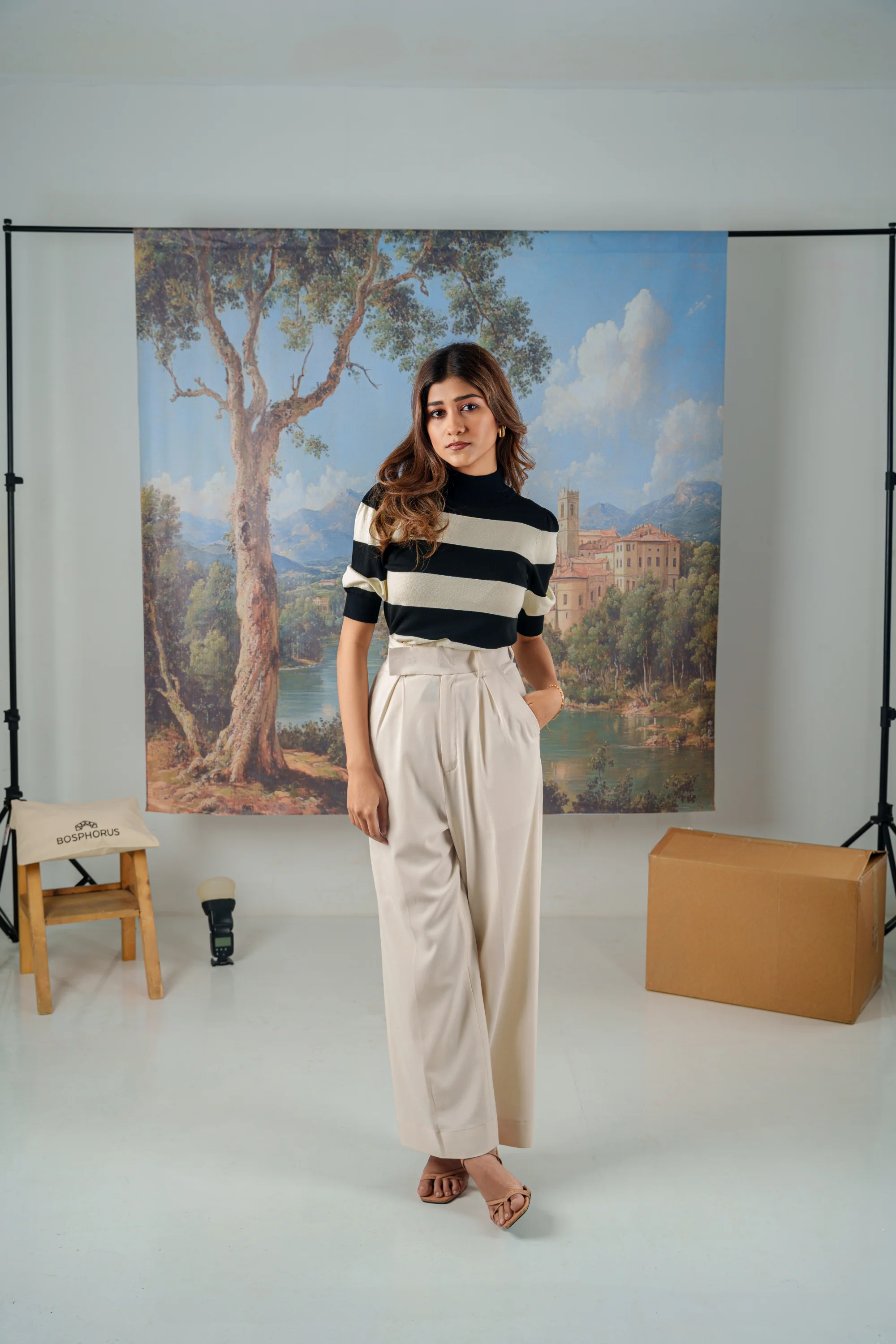 Puffed Sleeve Knit Top - Image 4