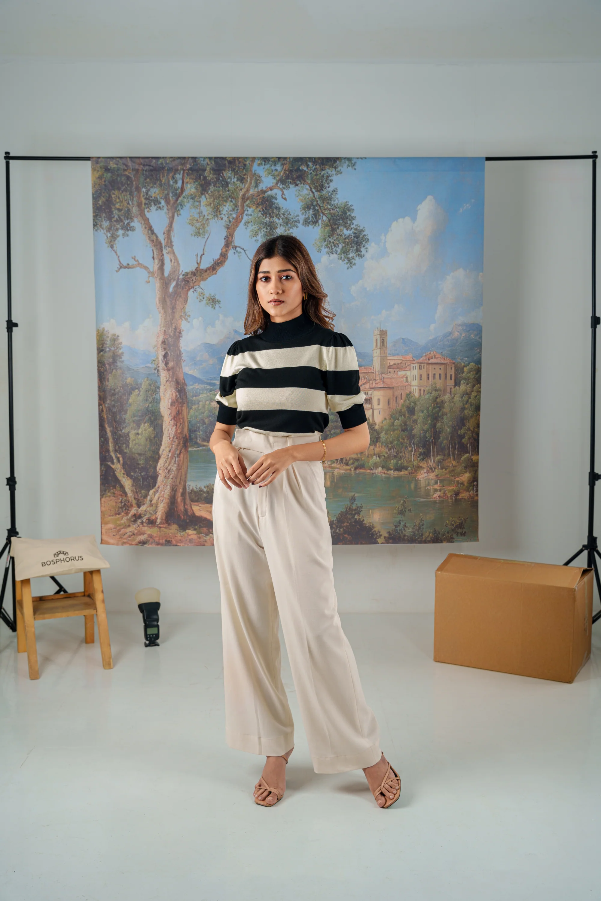 Puffed Sleeve Knit Top - Image 7